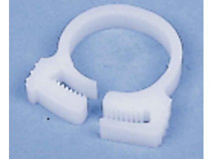 Hadicová spona 19 mm 5 kusů, plast, baleno SB