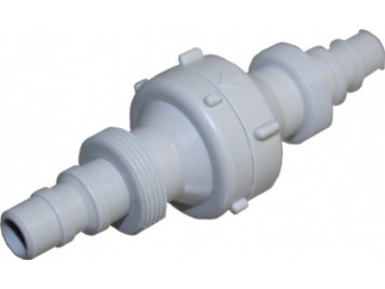 Zpětný ventil se závitovou tryskou 10mm/12mm hadicová přípojka