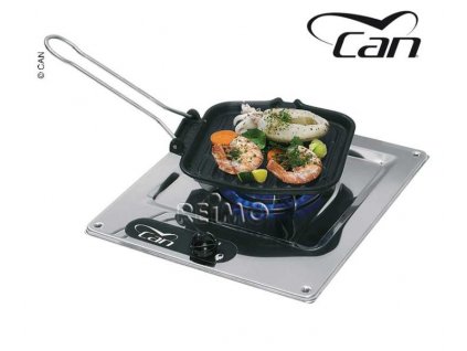 Sporák s 1 hořákem z nerezové oceli D32 x Š28,5 x V4 9cm
