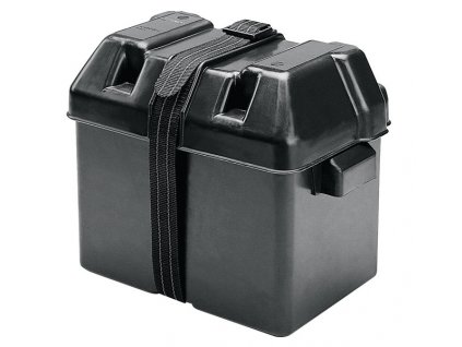 Box na baterie - 34x19x22 cm, šedý