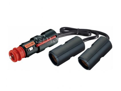 Dvojitá spojka 12/24V 2x8A gr