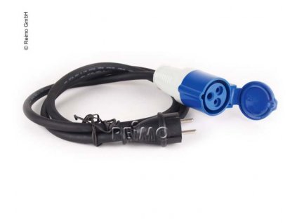 Připojovací adaptérový kabel Carbest CEE Schuko zástrčka/CEE spojka 3x2,5mm², délka 0,4m