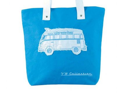 Plátěná nákupní taška VW Collection modrá