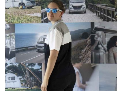 Dámská polokošile modrá XL