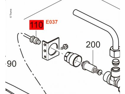 Termočlánek 250mm