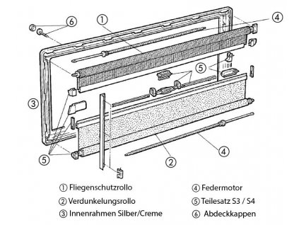 Vnitřní rám S4 1000x450