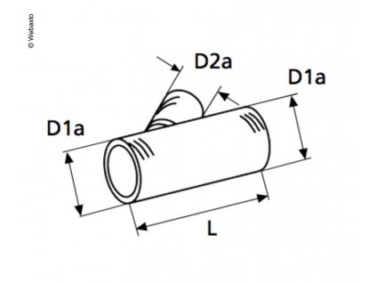 Odbočka 45° 145 mm