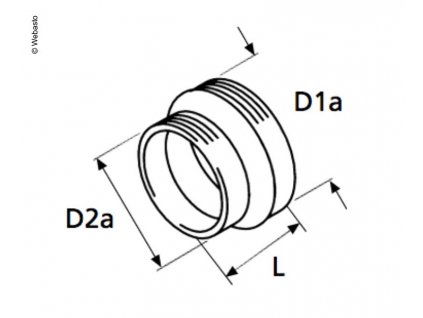 Redukce 80 až 55 mm