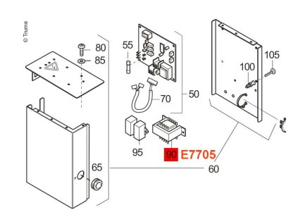 Transformátor pro motor ventilátoru