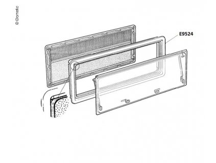 Vnější rám 1000x450 schw