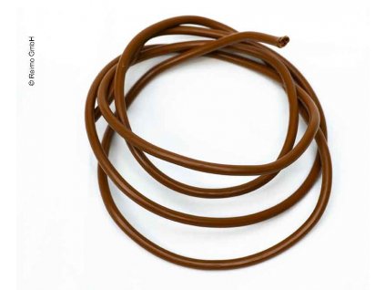 Ohebný automobilový kabel 10 mm hnědý, běžný metr