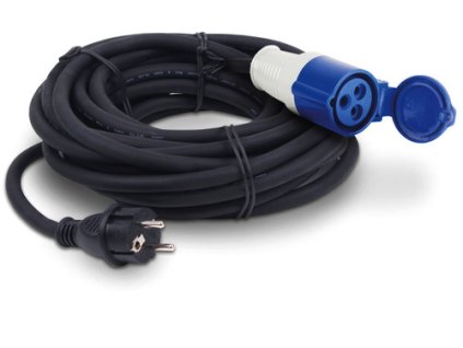 Připojovací adaptérový kabel Carbest CEE/Schuko 3x1,5mm², délka 0,4m