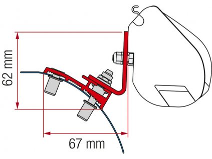 Adaptér pro markýzu F35 PRO