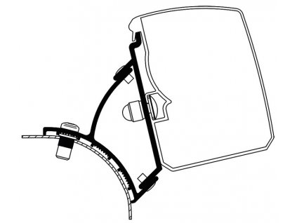 Adaptér na VW T5/T6 Minivan pro markýzu Thule 3200