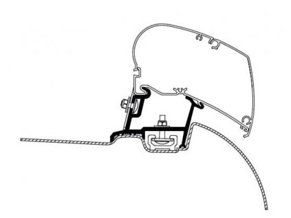 Adaptér Thule Mercedes Sprinter > 2007, VW Crafter 2007-2016 OE Truck