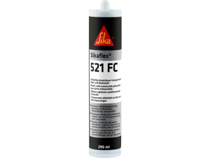 Sikaflex®-521FC, kartuše 290 ml, průhledný