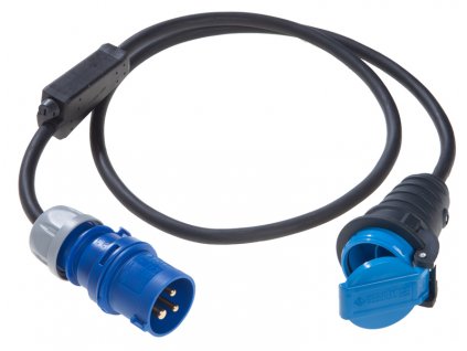 Kabel adaptéru CEE s pojistkou zásuvky CH, 1,5 m