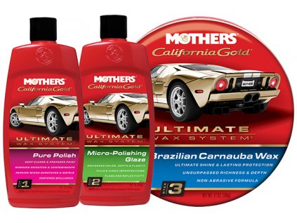 Mothers Ultimate Wax System - revoluční třífázový systém péče o lak, akční set