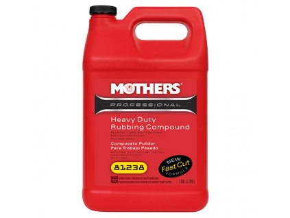 Mothers Professional Heavy Duty Rubbing Compound - vysoce účinná profesionální brusná a leštící pasta (abrazivní leštěnka), 3,785 l