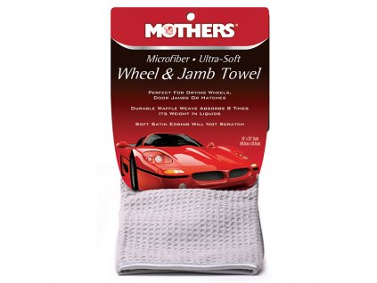 Mothers Microfiber Ultra-Soft Wheel  Jamb Towel - ultra jemný mikrovláknový sušící ručník na disky, sloupky a mezidveřní prostory, 40 x 50cm