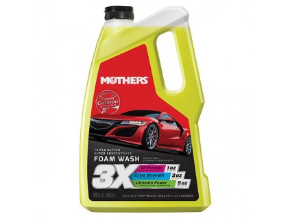 Mothers Triple Action Foam Wash - autošampon, 2,95 l