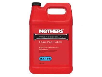 Mothers Professional Foam Pad Polish - profesionální speciální leštěnka na pěnové kotouče, 3,785 l
