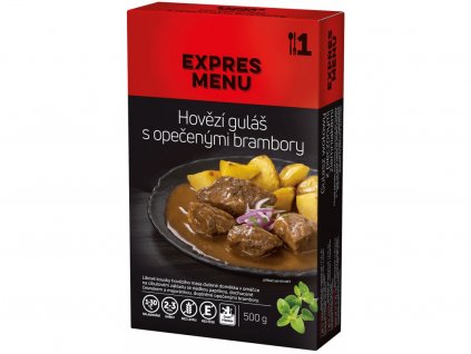 KM Hovězí guláš s opečenými brambory (500 g)