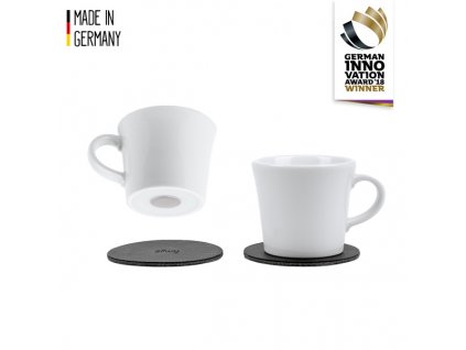 Magnetické porcelánové šálky na espresso Silwy, 2 ks