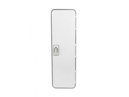 Dveře karavanu bílé 525 x 1700 mm - bílý zámek