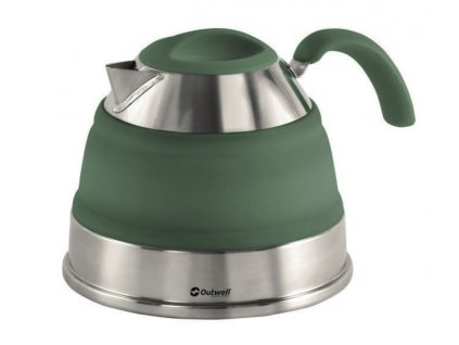 Skládací silikonová konvice Outwell SHADOW GREEN 1,5 l