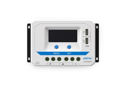 PWM solární regulátor EPever 30A 12/24V s LCD displejem série VS