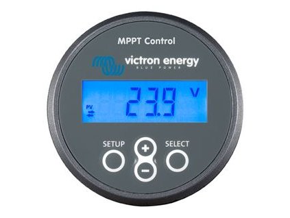 Displej MPPT regulátorů Victron Energy