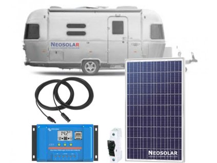 Montáž solárního setu Victron Energy caravan 90 Wp