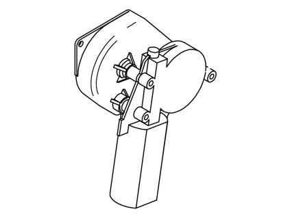 Motor Thule Double Step 12 V hliníkový