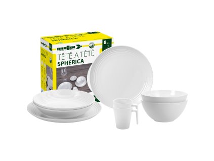 Sada melaminového nádobí Brunner SPHERICA 8 ks