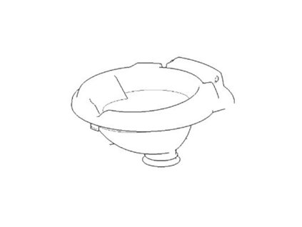 Vnitřek toaletní mísy