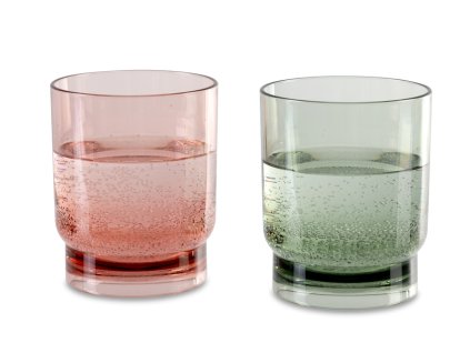 Sklenice na džus a vodu CAMP4 OLBIA COLOR 2 kusy