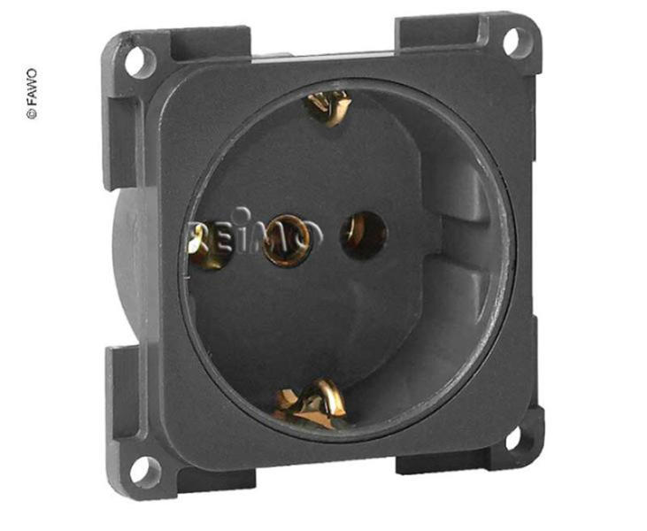 Inprojal 230V zásuvky Schuko Varianta: Břidlicově šedá skrytem