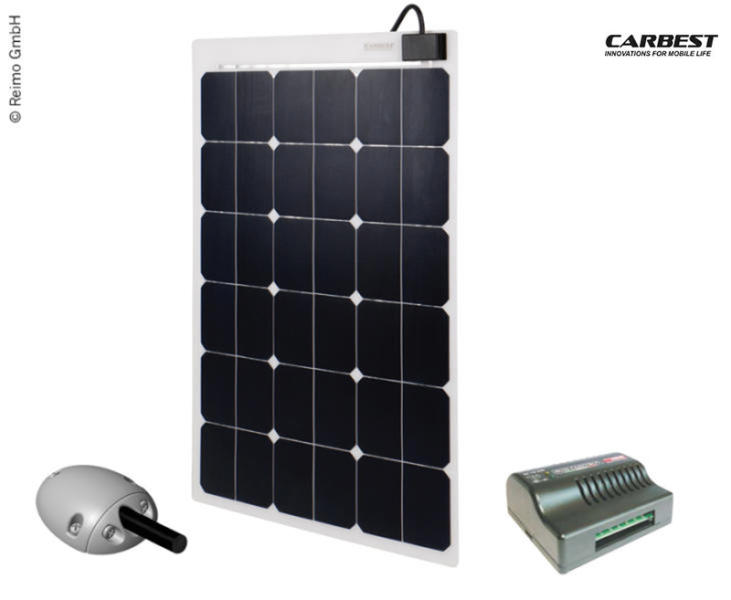 n.a. Solární set Carbest 12V - 80 až 160 Wattů - dle výběru Solární set: Power Panel flex 80 bílá