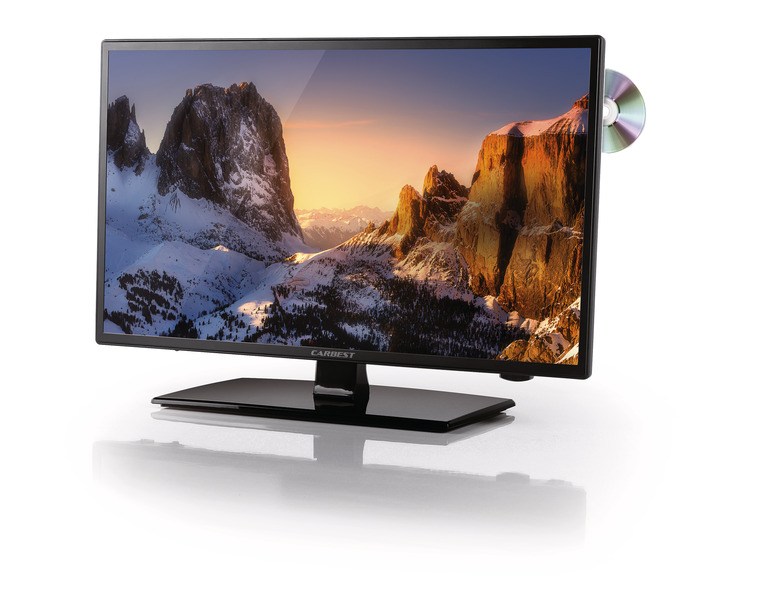 Širokoúhlý LED TV Carbest s integrovaným DVD přehrávačem - 12 V Varianta: 23,6"