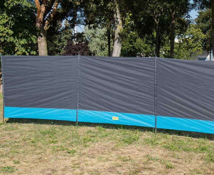 REIMO TENT Zástěna proti větru - 500 x 140 cm Varianta: Šedá/Modrá