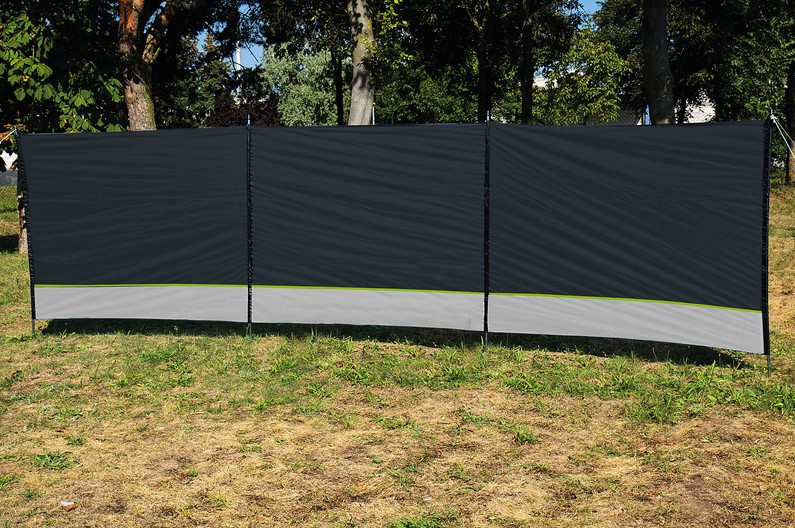 REIMO TENT Zástěna proti větru - 500 x 140 cm Varianta: Šedá/Antracit/Limetka