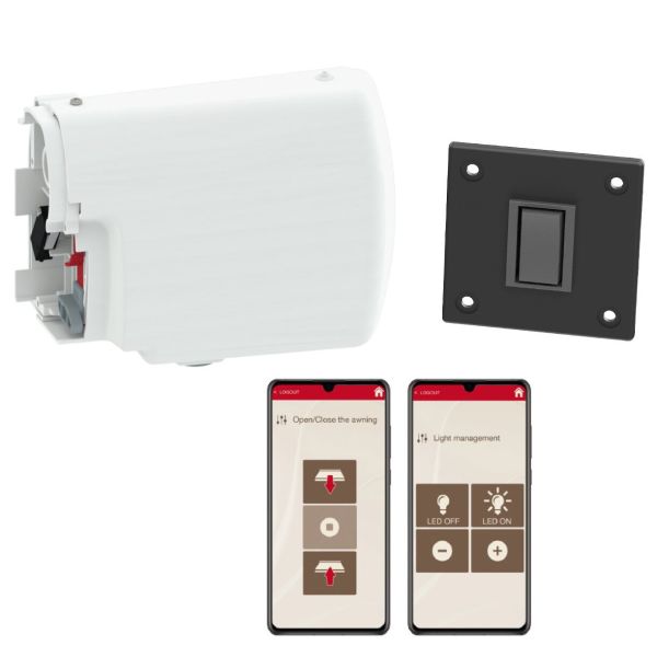 Sada motoru 12V pro markýzy Fiamma F45 S a F45L Varianta: Advanced F45S - bílá barva