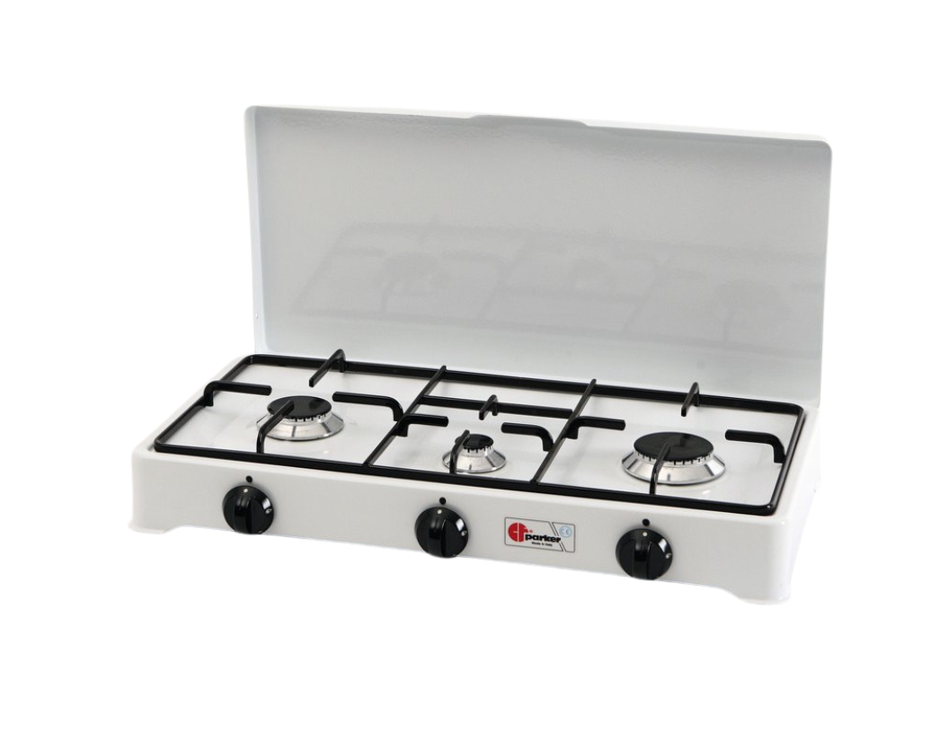 Plynový sporák Parker 3 plameny se zapalovací pojistkou Varianta: Camp.cooker 3fl.m.brew.30mb