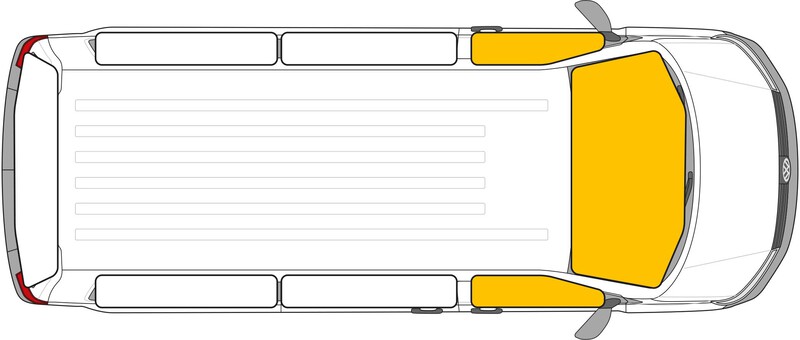 Vnitřní termoclona pro Ford Transit + Custom Varianta: Ford Transit 2006 - 2014