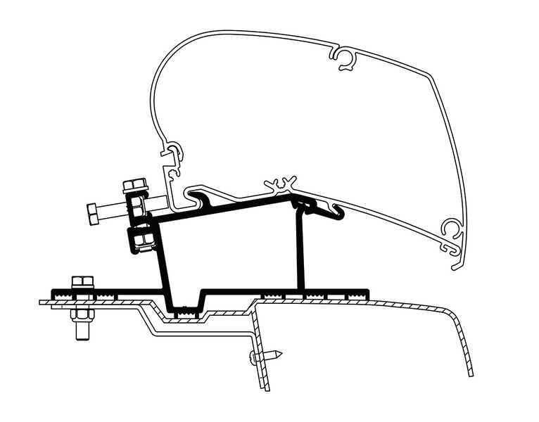 Střešní adaptér Thule Omnistor pro Renault/Opel