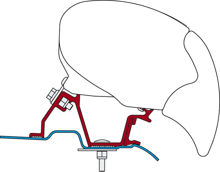Adaptér Fiamma F65 pro Sprinter, VW Crafter Varianta: Mark.Adapt.F65 Sprint. 06