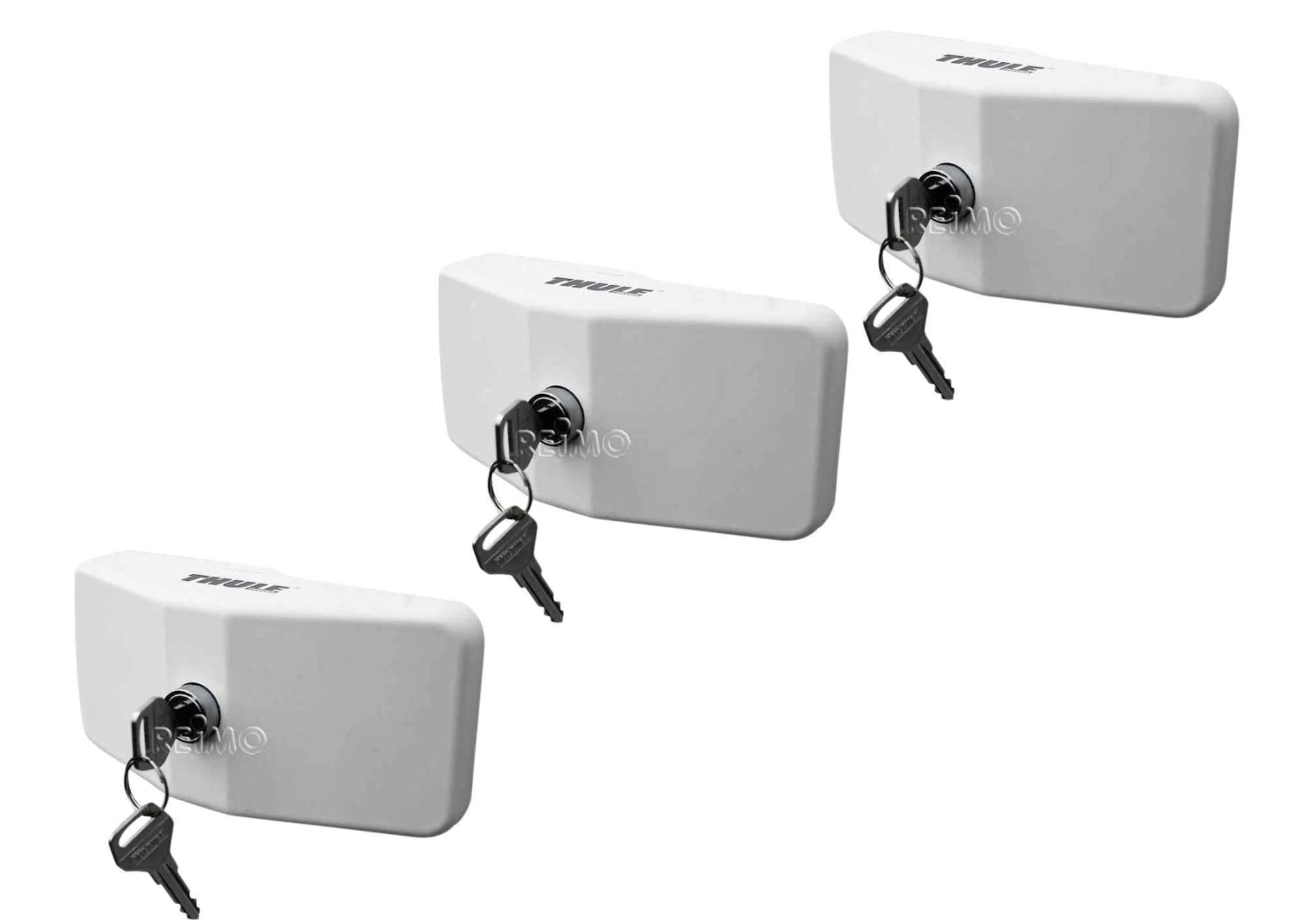 Sada bezpečnostních zámků Thule DOOR LOCK pro obytné vozy / karavany - montáž na stěnu