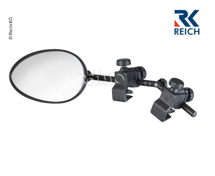 REICH Zrcátko Speed Fix s klipem a vypouklým sklem, sada 2 kusů