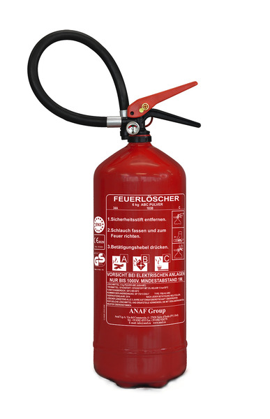 Hasicí přístroj ABC s indikátorem tlaku - 6 KG